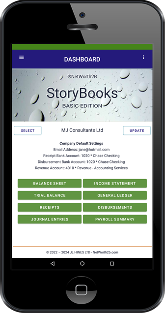 Storybooks Accounting App